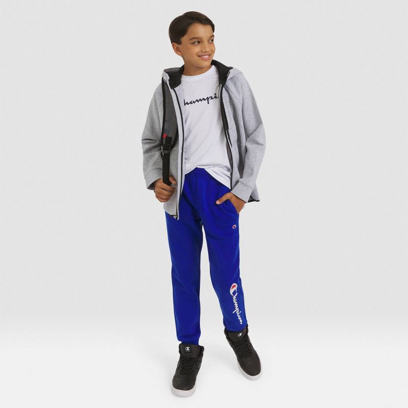 Champion Boys' Double Knit Zip-Up Hoodie