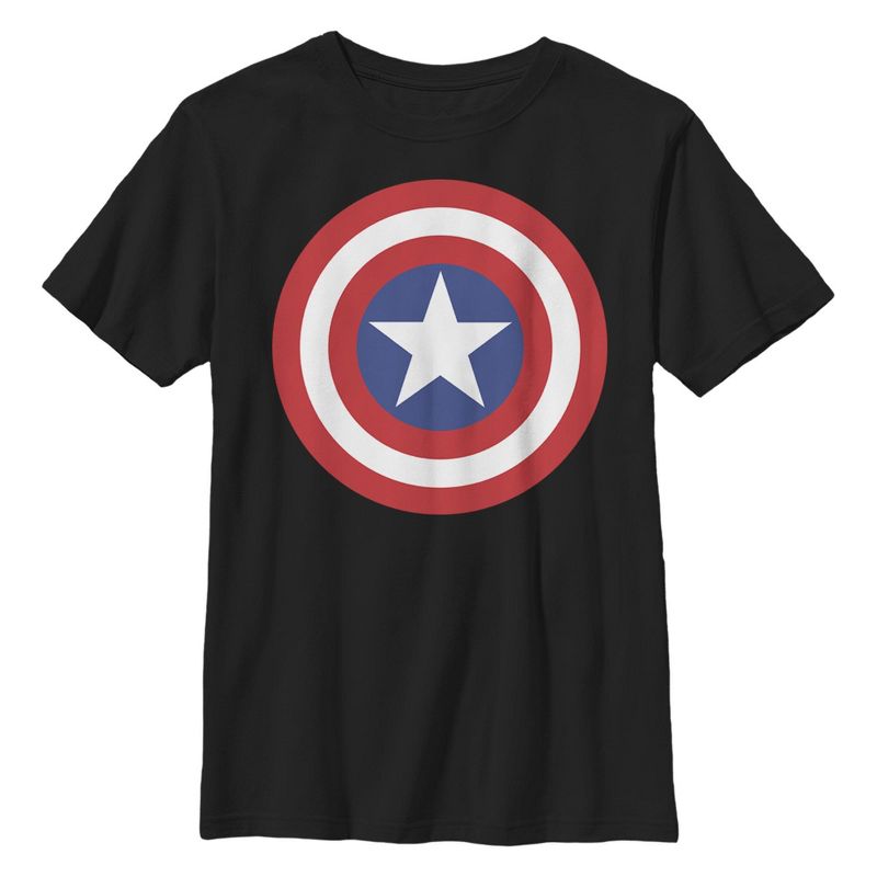 Boy's Marvel Captain America Bold Shield T-Shirt