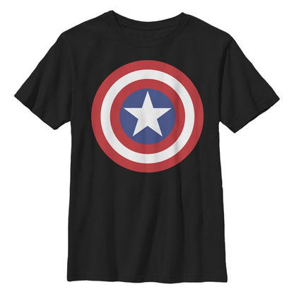 Boy's Marvel Captain America Bold Shield T-Shirt