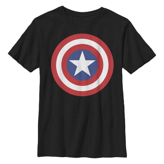 Boy's Marvel Captain America Bold Shield T-Shirt