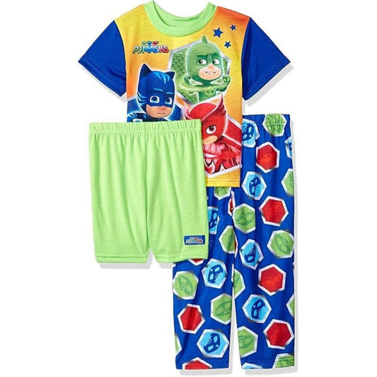 طقم بيجامات بوليستر من قطعتين أو ثلاث قطع للأولاد الصغار من PJ Masks