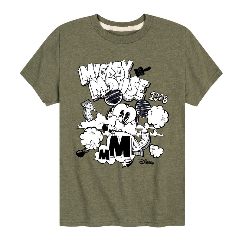 Boys' - Disney - Mickey Mouse Short Sleeve Graphic T-Shirt