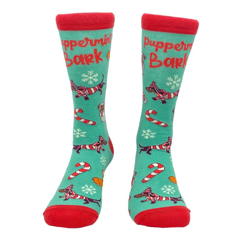 Youth Christmas Socks Funny Festive Holiday Kids Socks for Boys and Girls - Crazy Dog Socks