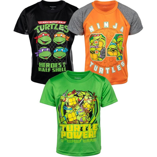Teenage Mutant Ninja Turtles 3 Pack Athletic Raglan T-Shirts