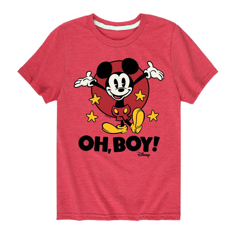 Boys' - Disney - Mickey Mouse Short Sleeve Graphic T-Shirt