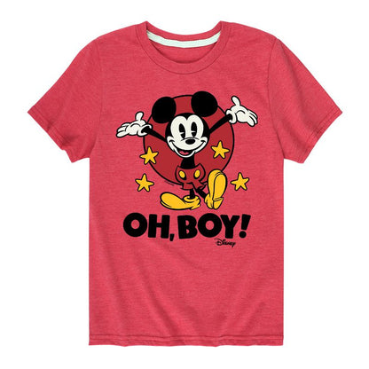 Boys' - Disney - Mickey Mouse Short Sleeve Graphic T-Shirt