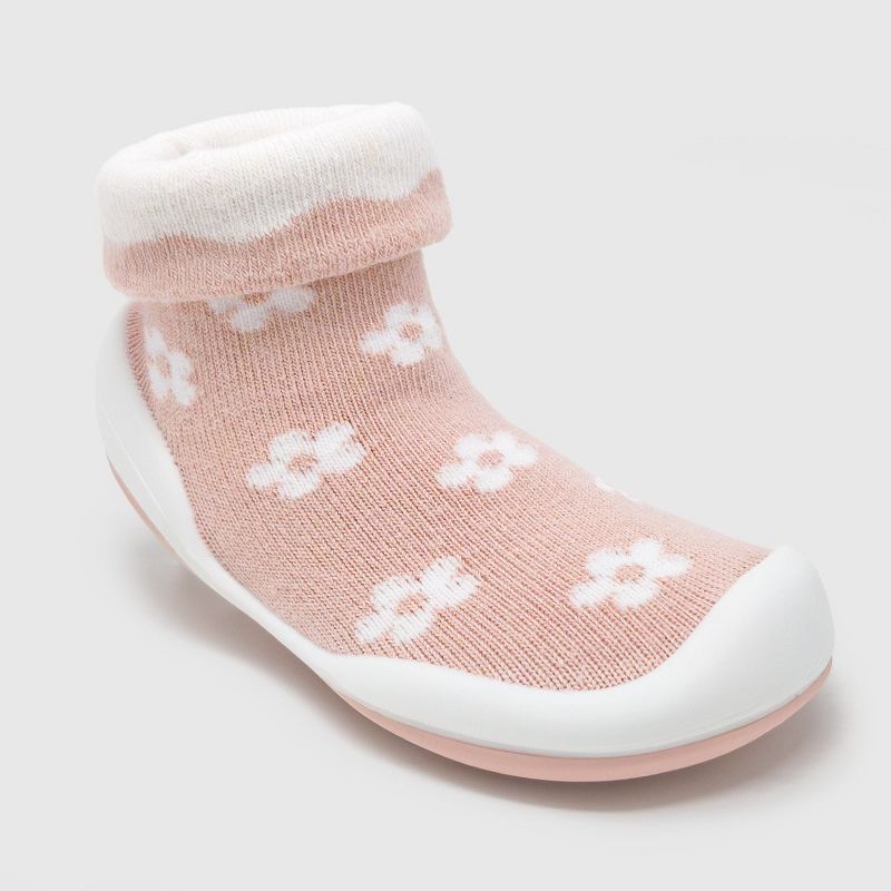 Komuello Toddler Girl First Walk Sock Shoes - Daisie