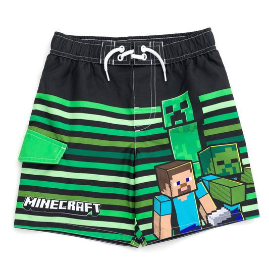 Minecraft UPF 50+ Swim Trunks Bathing Suit