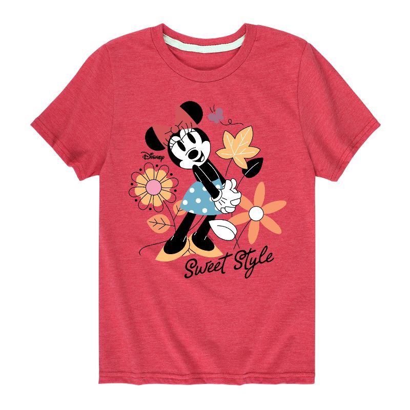 Boys' - Disney - Minnie Mouse Sweet Style Short Sleeve Graphic T-Shirt