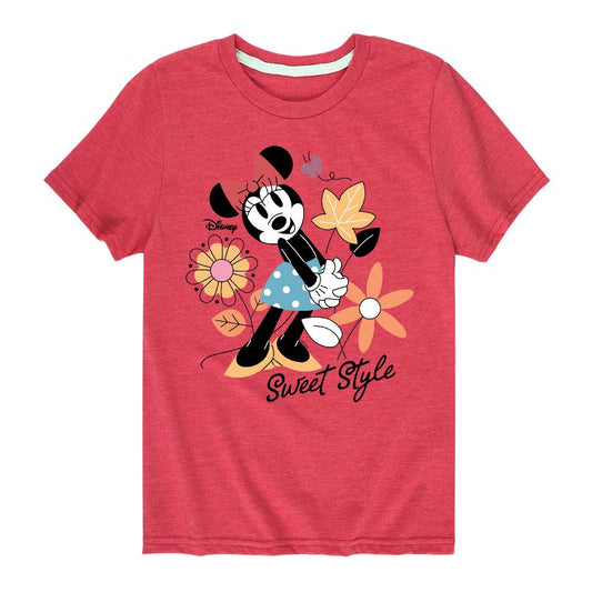 Boys' - Disney - Minnie Mouse Sweet Style Short Sleeve Graphic T-Shirt