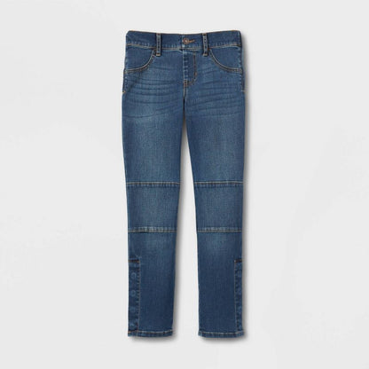Boys' Adaptive Jeans - Cat & Jack™ Medium Wash
