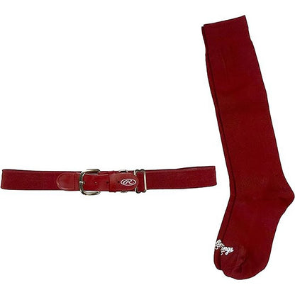 Rawlings Baseball/Softball Belt and Socks Combo Set