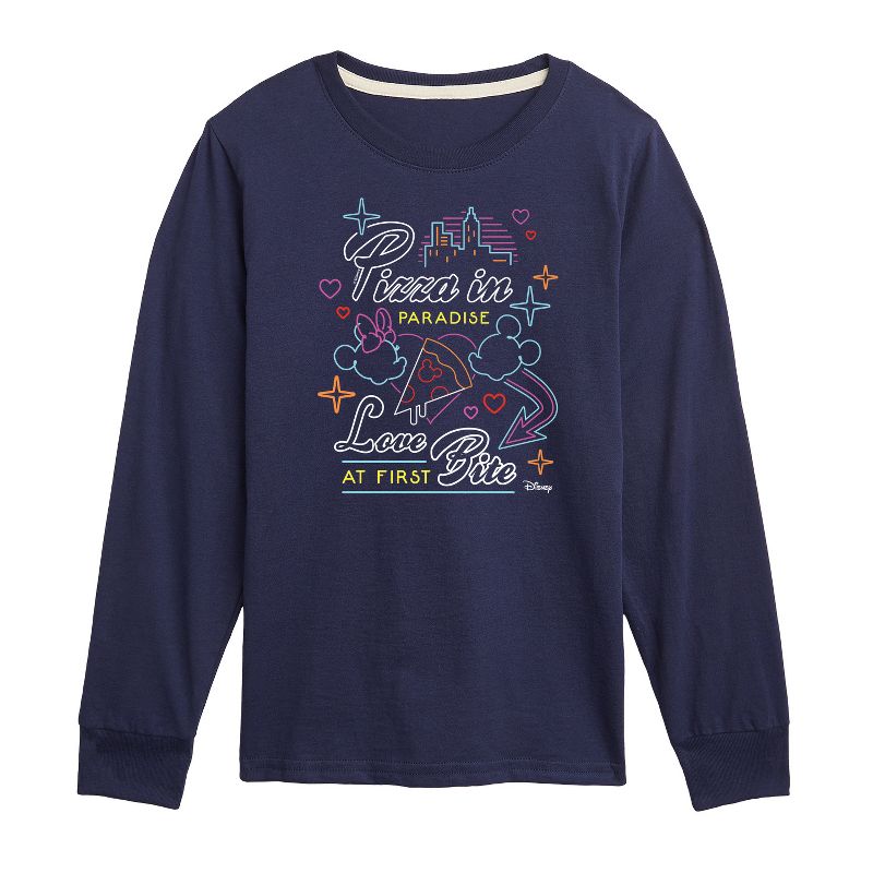 Boys' - Disney - Minnie & Minnie Long Sleeve Graphic T-Shirt