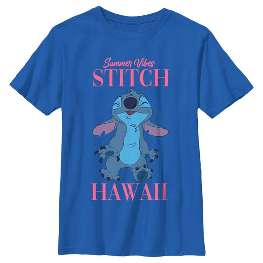 Boy's Lilo & Stitch Summer Vibes Stitch T-Shirt