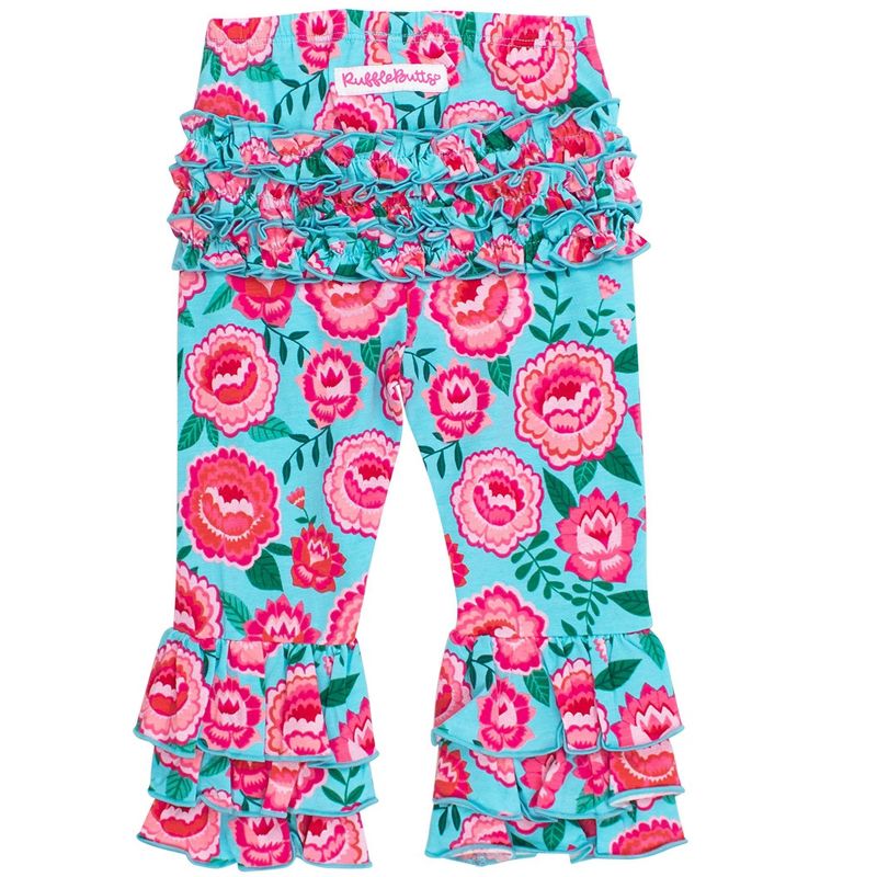 RuffleButts Toddler Girls Ruffle Flare Pants