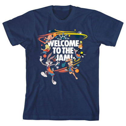 Space Jam 2: Welcome To The Slam Blue Print Youth Boys Graphic T-shirt