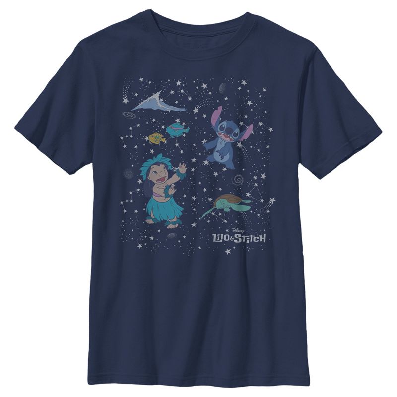 Boy's Lilo & Stitch Aloha From Space T-Shirt
