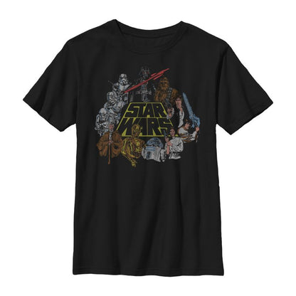Boy's Star Wars Classic Characters T-Shirt