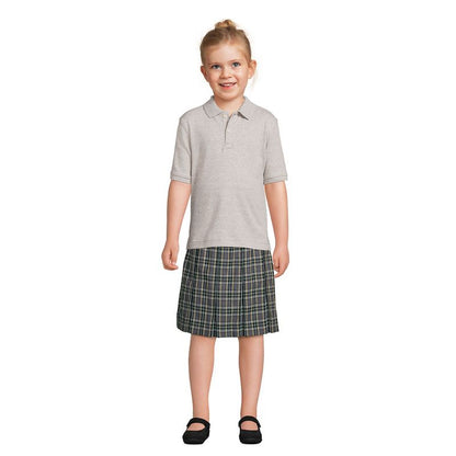 Lands' End School Uniform Kids Short Sleeve Interlock Polo Shirt