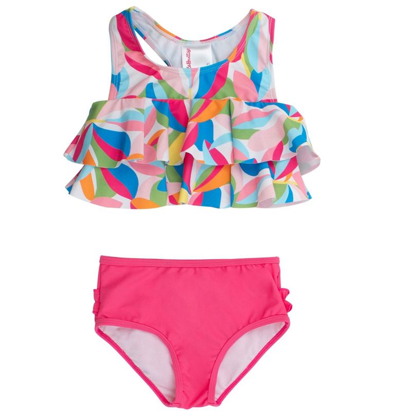RuffleButts Girls Flounce Bikini