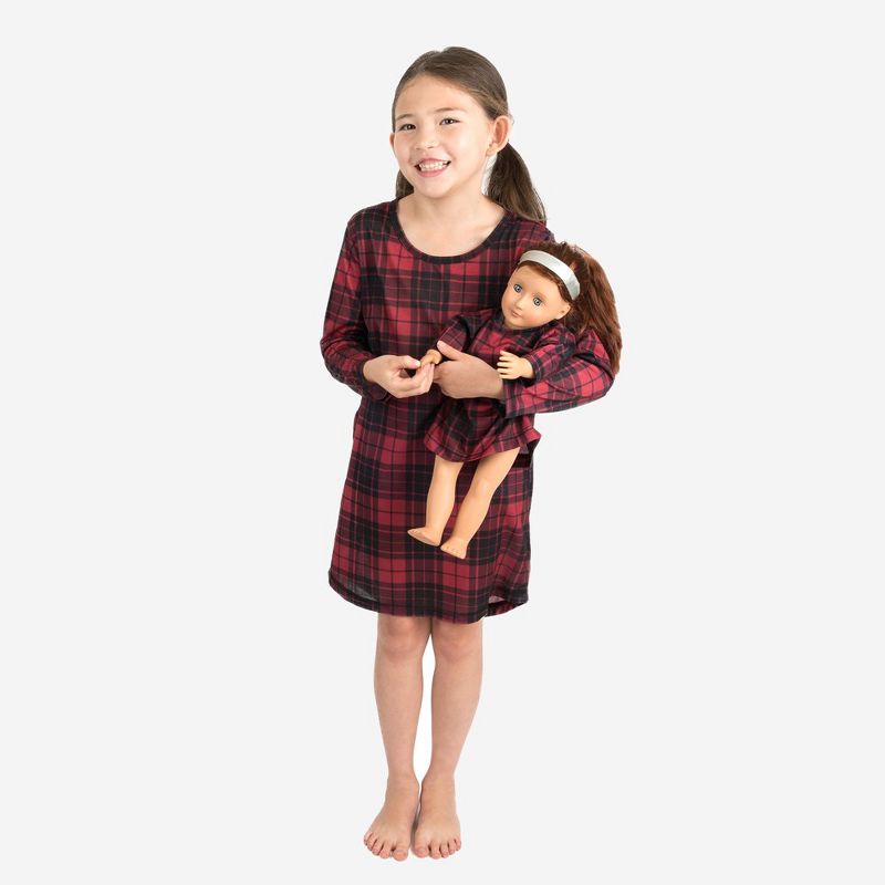 Leveret Girl and Doll Matching Nightgown