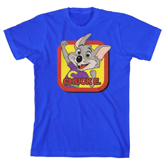 Chuck E. Cheese Youth Royal Blue T-shirt