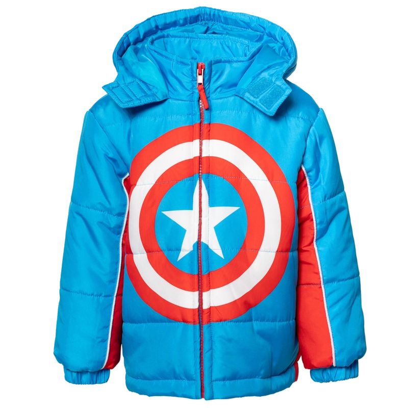 Marvel Zip Up Cosplay Winter Coat Puffer Jacket