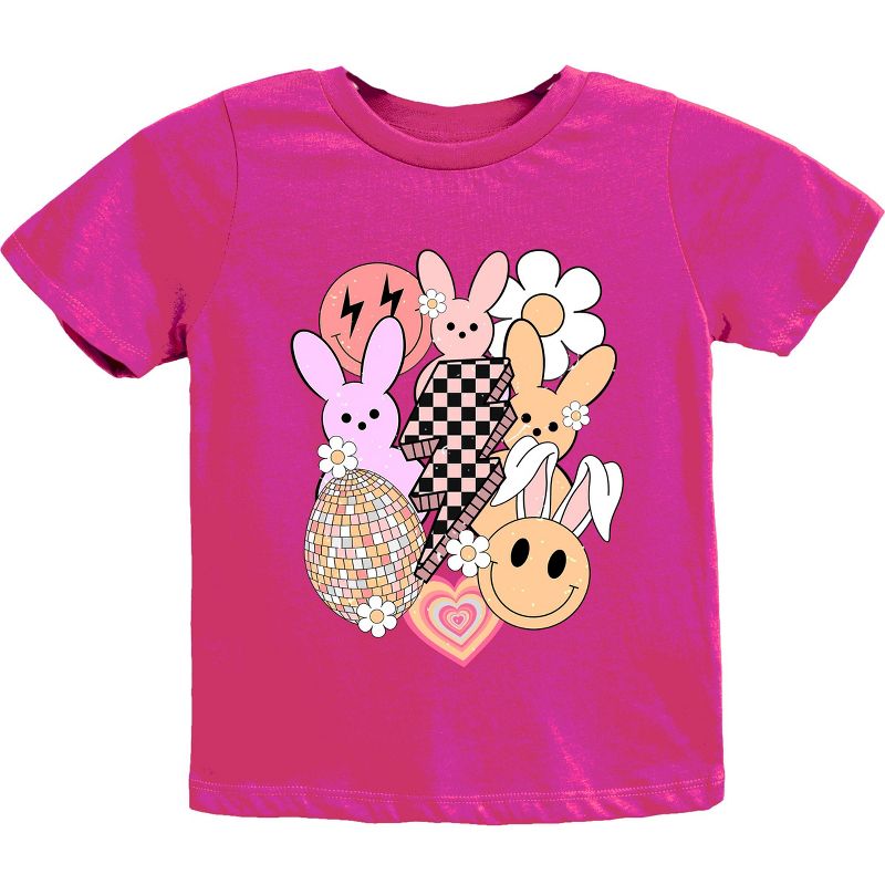 تي شيرت شبابي بأكمام قصيرة بتصميم ريترو لعيد الفصح من متجر جونيبر