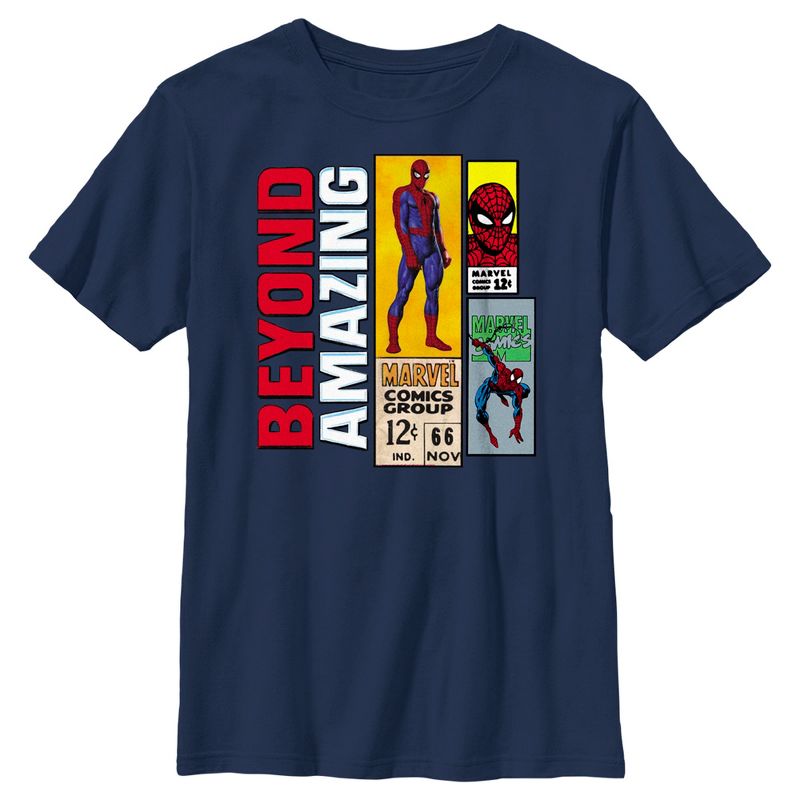 Boy's Spider-Man: Beyond Amazing Retro Tickets T-Shirt