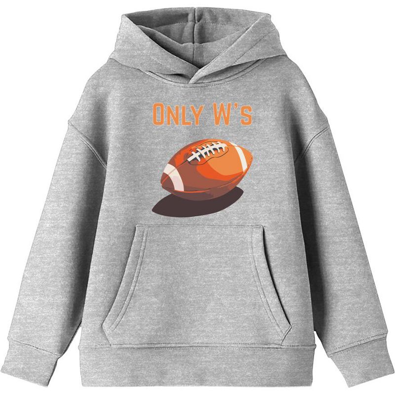 Only W's American Football Youth Long Sleeve Hoodie