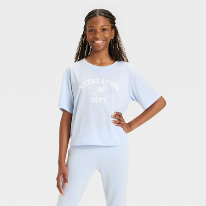 Girls' Beyond Ease Crop Boxy T-Shirt - All In Motion™