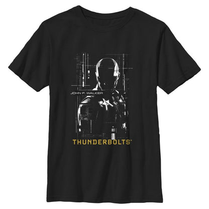 Boys Marvel: Thunderbolts John Walker Silhouette T Shirt