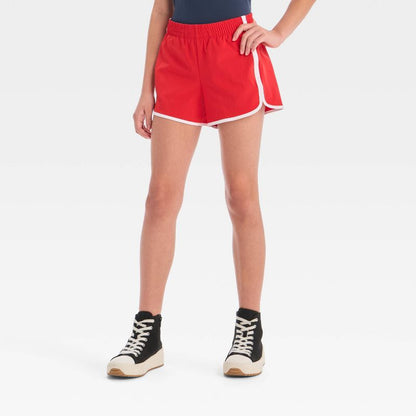 Girls' Woven Piped Shorts - All In Motion™