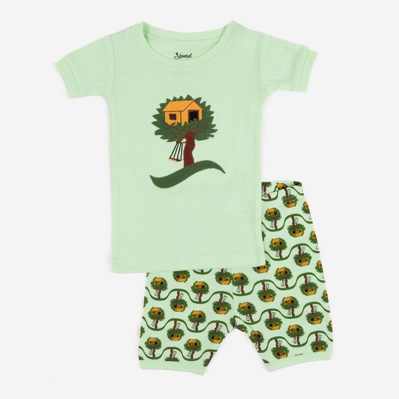 Leveret Kids Cotton Short Pajamas - Classic Prints