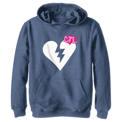 Boy's Fortnite Cuddle Team Leader Broken Heart Pull Over Hoodie