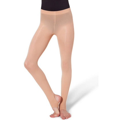Capezio Ultra Soft Self Knit Waistband Stirrup Tight - Girls & Toddler