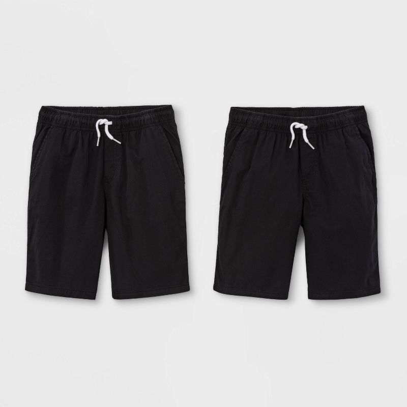 Boys' 2pk Pull-On Woven Shorts - Cat & Jack™
