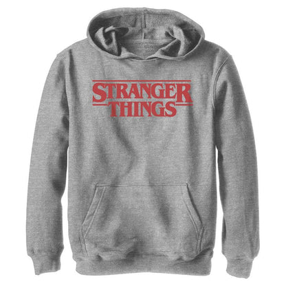 Boy's Stranger Things Bold Logo Pull Over Hoodie
