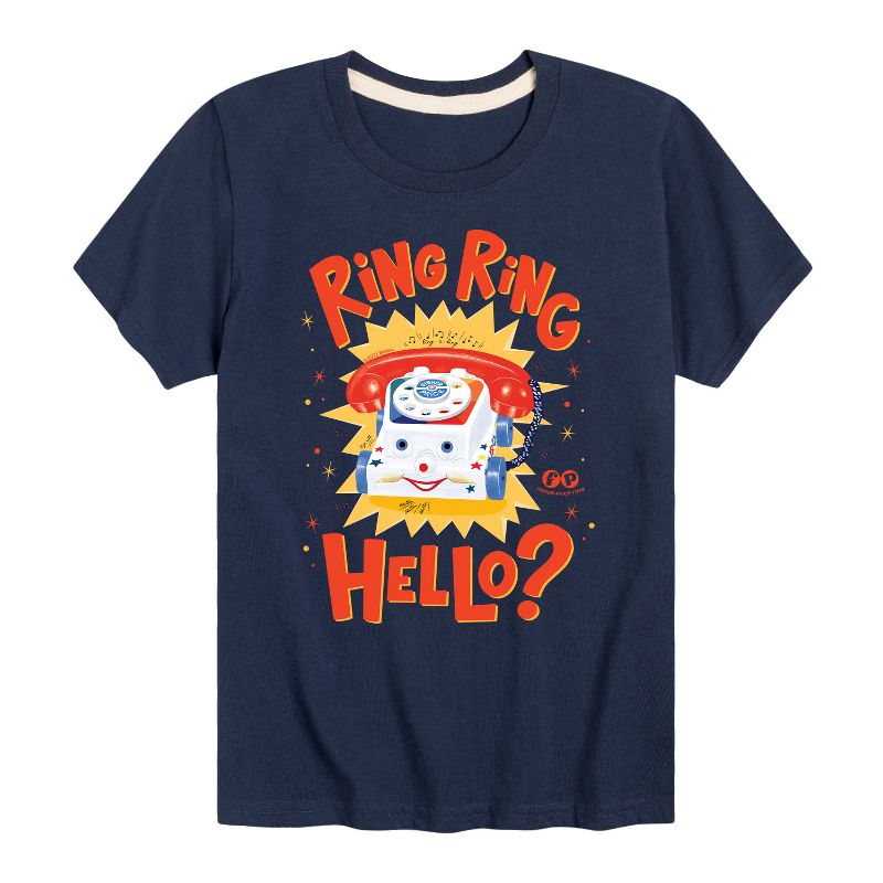 تي شيرت جرافيكي بأكمام قصيرة من فيشر برايس للأولاد - رينغ رينج هالو