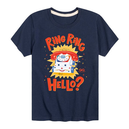 تي شيرت جرافيكي بأكمام قصيرة من فيشر برايس للأولاد - رينغ رينج هالو