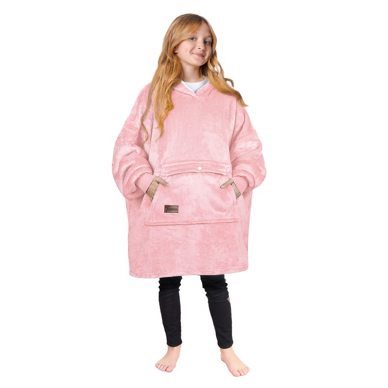 سويت شيرت تيرينيا للبنات والأولاد، بلوفر صوف كبير الحجم، بطانية مبطنة بالصوف، هدية عيد الميلاد للأطفال والمراهقين والشباب