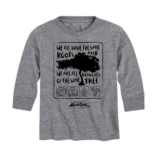Boys' - Avatar: The Last Airbender - Same Roots Long Sleeve Graphic T-Shirt