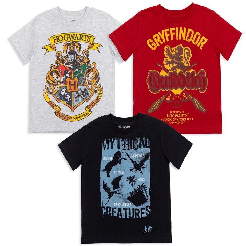 Harry Potter 3 Pack Pullover T-Shirts