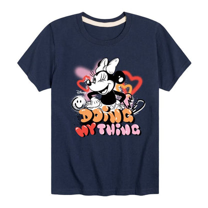 Boys' - Disney - Minnie Mouse Doing My Thing Short Sleeve Graphic T-Shirt