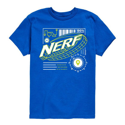 تي شيرت NERF للأولاد بأكمام قصيرة بتصميم بوصلة عالمية مُصممة للمتعة