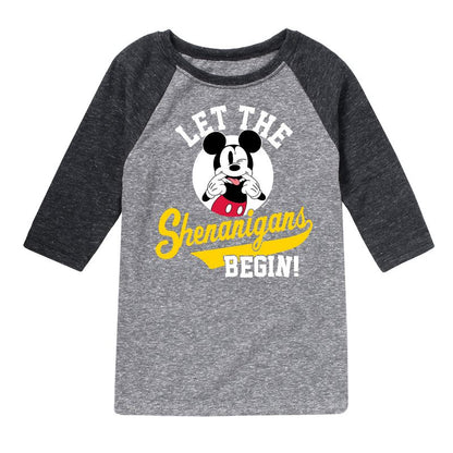 Boys' - Disney - Let The Shenanigans Begin Raglan Graphic T-Shirt