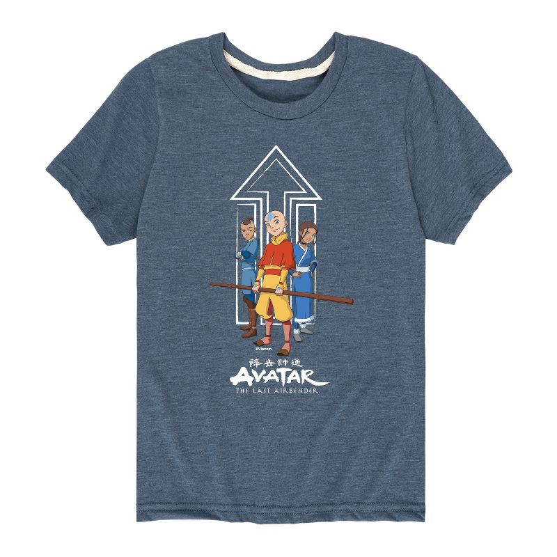 Boys' - Avatar: The Last Airbender - Trio Short Sleeve Graphic T-Shirt