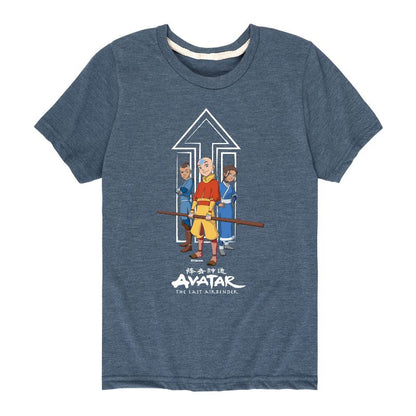 Boys' - Avatar: The Last Airbender - Trio Short Sleeve Graphic T-Shirt