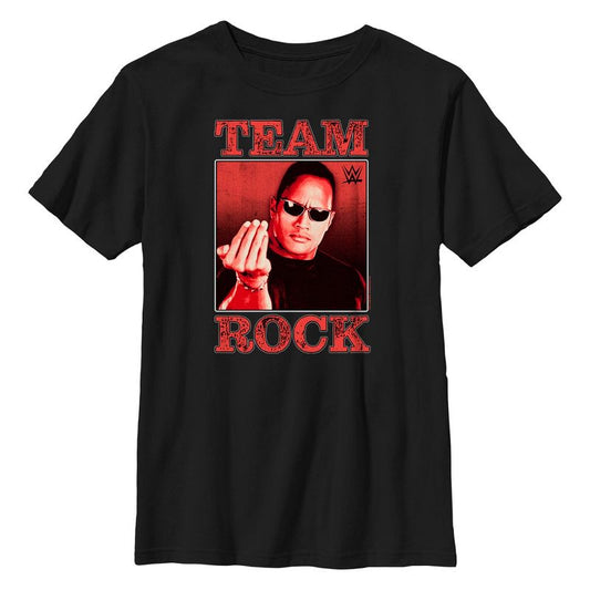 تي شيرت فريق WWE Rock للأولاد