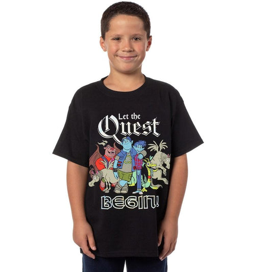 Disney Onward Boy's Ian and Barley Let The Quest Begin T-Shirt Kids